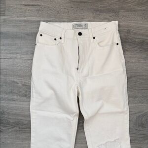 Abercrombie White Denim Jeans